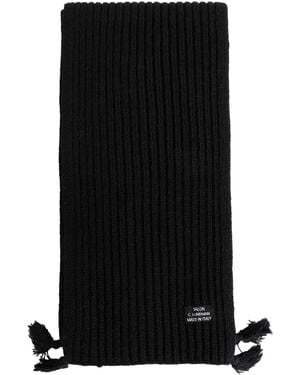 SALON C. LUNDMAN Tassel Scarf - Black