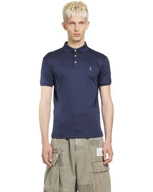 Polo Ralph Lauren Cotton Piqué Polo Shirt - Blue