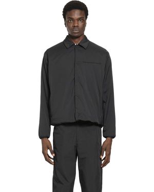 Laminar Padded Overshirt - Black