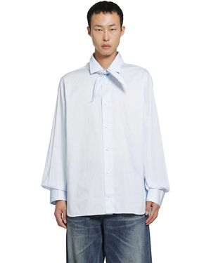 SALON C. LUNDMAN Bandana Shirt - Blue