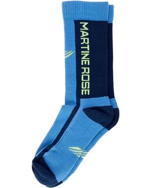 Martine Rose Sport Socks - Blue