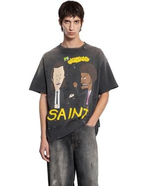 Saint Michael Rapture Short Sleeve Tee - Black