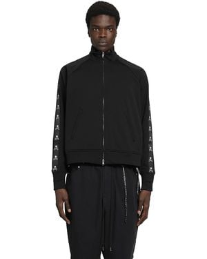 MASTERMIND WORLD Zip-Up Track Jacket - Black
