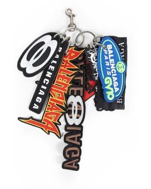Balenciaga Keyring Patches - Blue