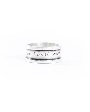 Ann Demeulemeester Wappu Napkin Ring - White