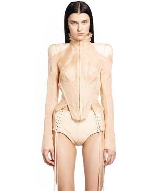 Dilara Findikoglu Skin Crawling Jacket - Natural