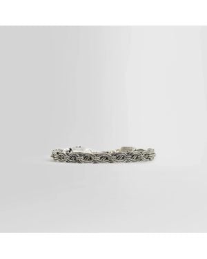 Emanuele Bicocchi Celtic Braided Bracelet - White