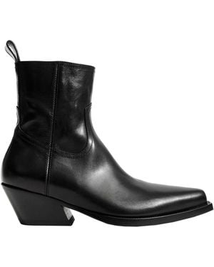 Ann Demeulemeester Imme Pointy Ankle Boots - Black