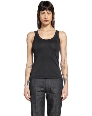 Lemaire Rib Tank Top - Black