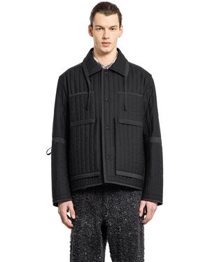 Craig Green Wool Quilted Worker Jacket - Black