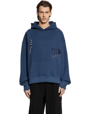Song For The Mute 25.2 Sunflower Hoodie Sweatshirt - Blue