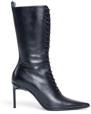 Ann Demeulemeester Casey Lace-Up Boots - Blue
