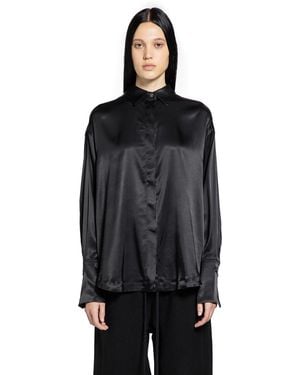 Thom Krom Satin Shirt - Black