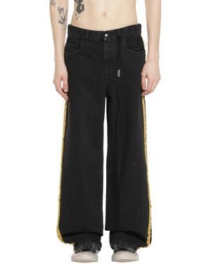 Ann Demeulemeester Hanno 5 Pockets Straight Leg Loose Pants - Black
