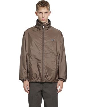 Prada Re-Nylon Reversible Jacket - Brown