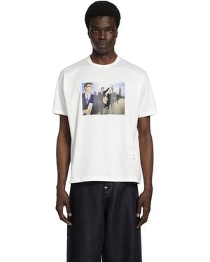 Junya Watanabe The Face Blur T-Shirt - White