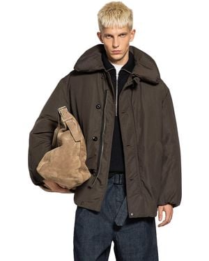 Lemaire Puffer Blouson - Brown