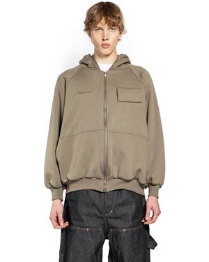BRYAN JIMENE`Z Mk Hoodie Sweatshirt - Brown