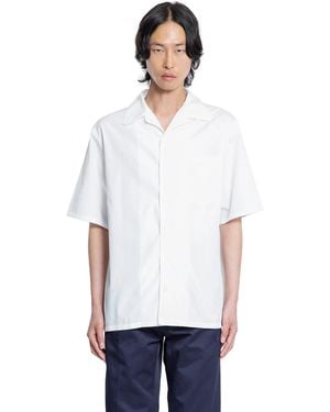 Prada Cotton Bowling Shirt - White