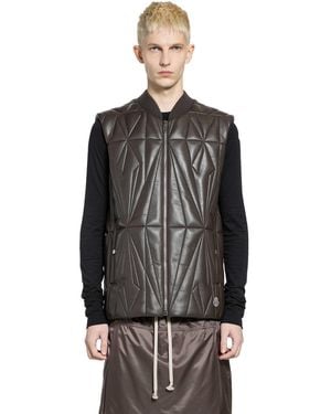 Rick Owens Moncler Geocamo Flight Vest - Black