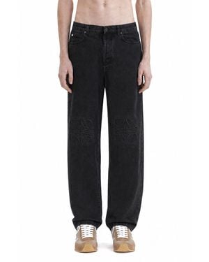 Loewe Anagram Baggy Jeans - Black