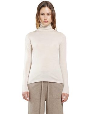 Max Mara Wool Yarn Sweater - Natural