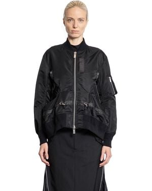 Sacai Nylon Twill Blouson - Black