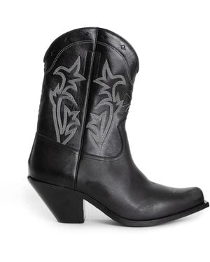 Enfants Riches Deprimes Swiss Cowboy Boots - Black