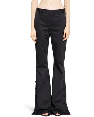 Ann Demeulemeester Enya Bootcut Pants - Blue