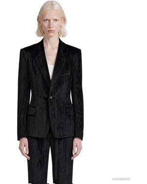 Ann Demeulemeester Susa Comfort Tailored Blazer - Black
