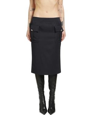 McQueen Pencil Skirt - Black