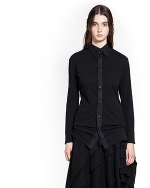 Yohji Yamamoto Colour Stitched Blouse A - Black
