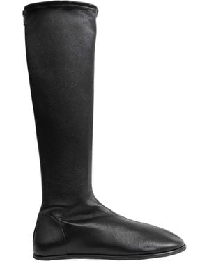 Dear Frances Balla Knee Boots - Black
