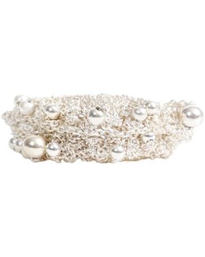AETHER THEORIES The Convertible Mirethread Cuff - White