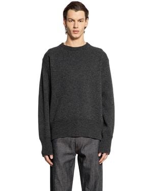 TAIGA TAKAHASHI Lot.507 Athletic Crewneck Jumper - Black