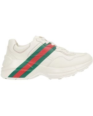 Gucci Rhyton Trainers - White
