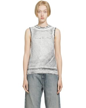 Acne Studios Layered Tank Top - Gray