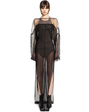 Rick Owens Temple Collage Gown - Black