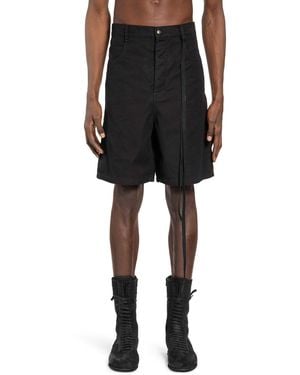 Ann Demeulemeester Narve 5 Pocket Comfort Bermudas - Black