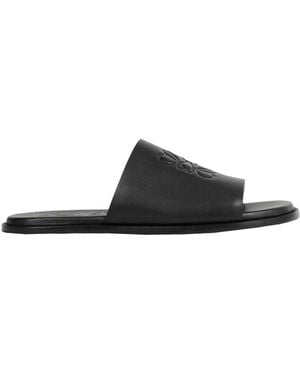 Loewe Flex Anagram Slides - Black