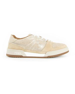 Fendi Match Trainers - White