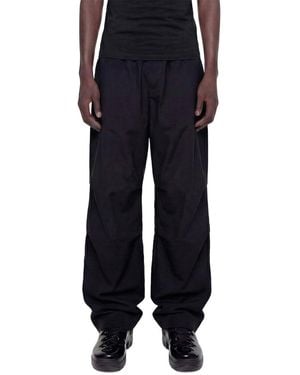 NVL-GARDE Punk Wide Leg Trousers - Black