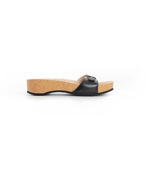 Balenciaga Scholl Collaboration 40Mm Sandals - Black