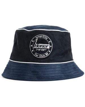 Honor The Gift A-Spring Faux Suede Bucket Hat - Blue