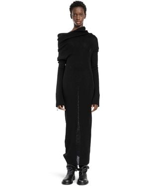 Ann Demeulemeester Barbro Long Dress - Black