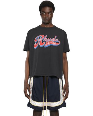 Rhude Pit Stop Tee - Black