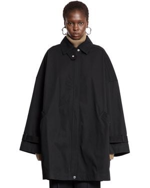 TOTEME Oversized Trench Jacket - Black
