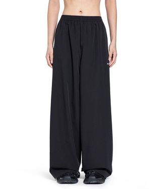 Balenciaga Medium Fit Tracksuit Trousers - Black