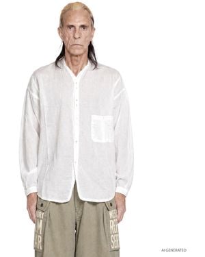 Kapital Single Gauze Shoka Shirt - White