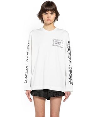 Simone Rocha Daniel David Freeman Pillowcase Ls Tee - White